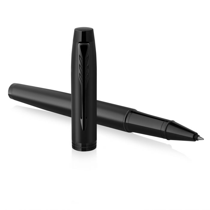 PARKER - Parker IM Core Rings Metal Black Set Rollerball and Notebook - Σετ Στυλό Rollerball και Σημειωματάριο Μαύρο