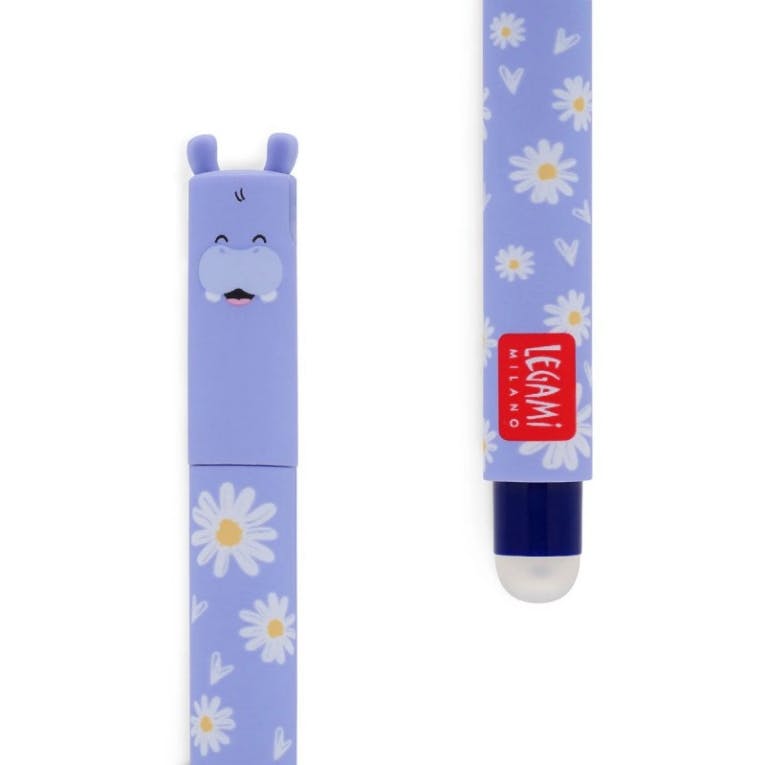 LEGAMI - Legami Erasable Gel Pen HIP HIPPO HOORAY!  Στυλό που Σβήνει Μπλε Μελάνι 0.7mm EP0028