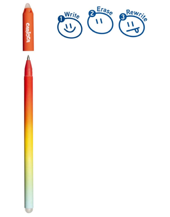 CARIOCA - Carioca Erasable Pen OOPS Easy Στυλό που Σβήνει Κόκκινο μελάνι 0.7mm 31025/03