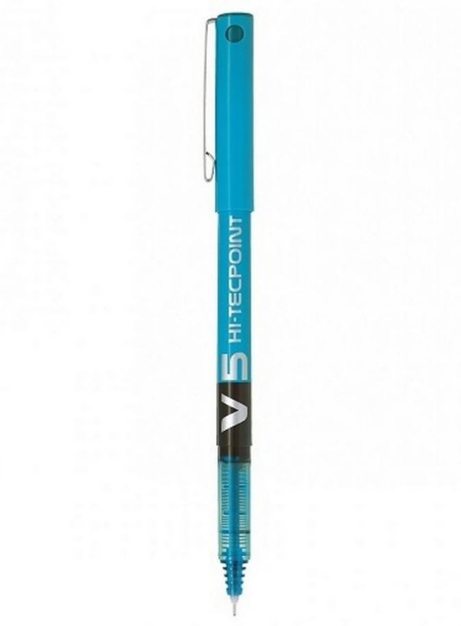 Pilot Στυλό Rollerball 0.5mm Fine με Σιελ Mελάνι Hi-Tecpoint BX-V5-LB