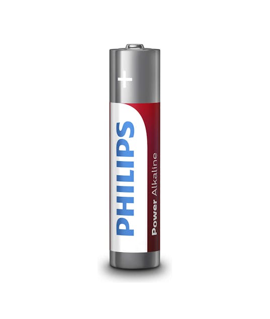 PHILIPS -  Power αλκαλικές μπαταρίες LR03P4B/5, AAA LR03 1.5V, 4τμχ LR03 MICRO 1.5V