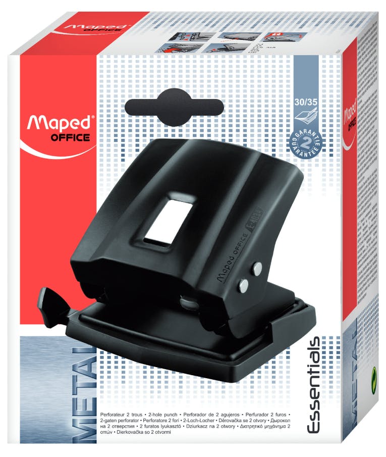 MAPED - Maped Office Περφορατέρ Metal Essential Μαυρο 30/35 φύλλων E-4034 403411