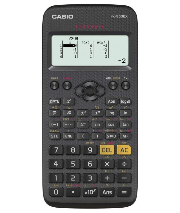 CASIO - Casio Fx-350 es plus 2 Κομπιουτεράκι - Αριθμομηχανή Επιστημονική Μπαταρίας με 252 Λειτουργίες  16.2x7.7x1.1 cm