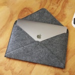  Large Felt Pouch - Magnetic Folder for Laptop - Τσόχινη Μαγνητική Θήκη Οργάνωσης για Laptop εως 15 Inches OR123-L