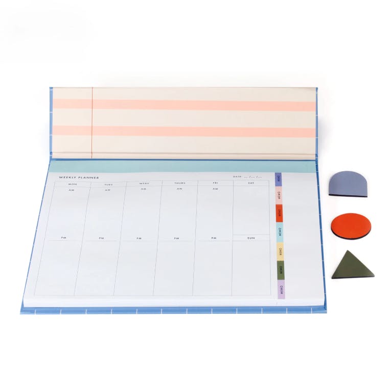 KIKKERLAND -  Magnetic Weekly Desk Planner - Μαγνητικό Εβδομαδιαίο Πλάνο-Ημερολόγιο  12 μηνών  24x17.8 cm  INK05-F