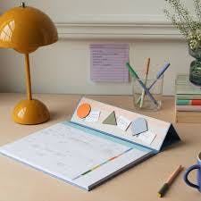 KIKKERLAND -  Magnetic Weekly Desk Planner - Μαγνητικό Εβδομαδιαίο Πλάνο-Ημερολόγιο  12 μηνών  24x17.8 cm  INK05-F