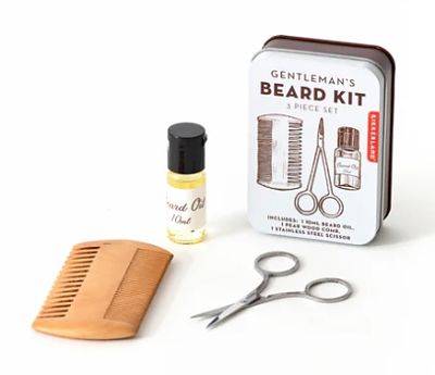 KIKKERLAND -  Gentleman's Beard Kit 3 piece set - Σετ Περιποίησης για Αντρικό Μούσι    CD144