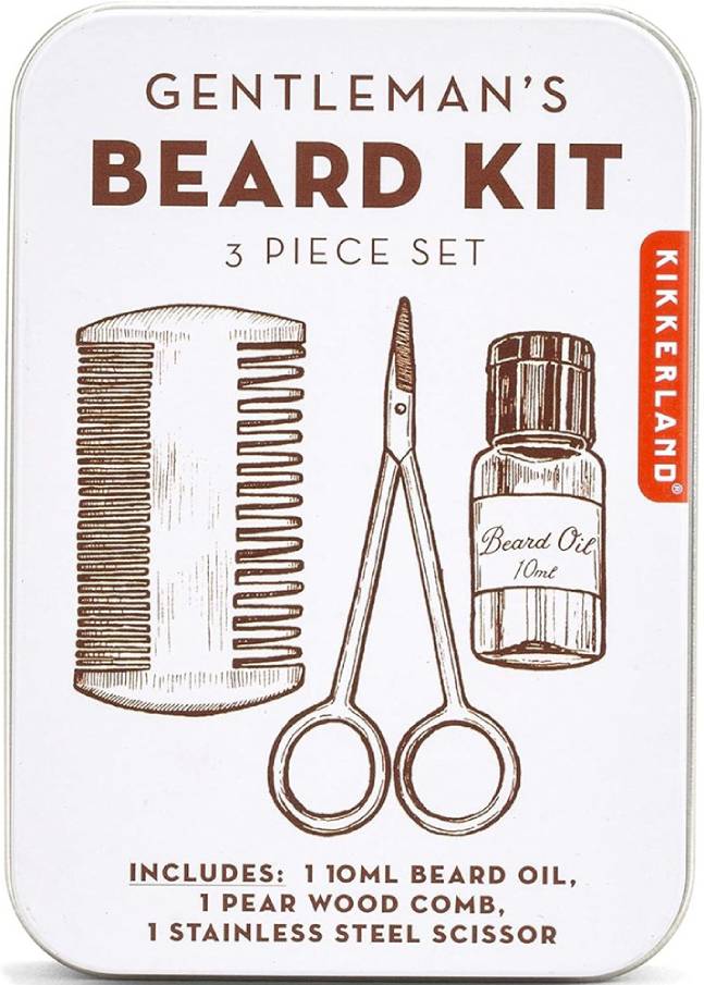 KIKKERLAND -  Gentleman's Beard Kit 3 piece set - Σετ Περιποίησης για Αντρικό Μούσι    CD144