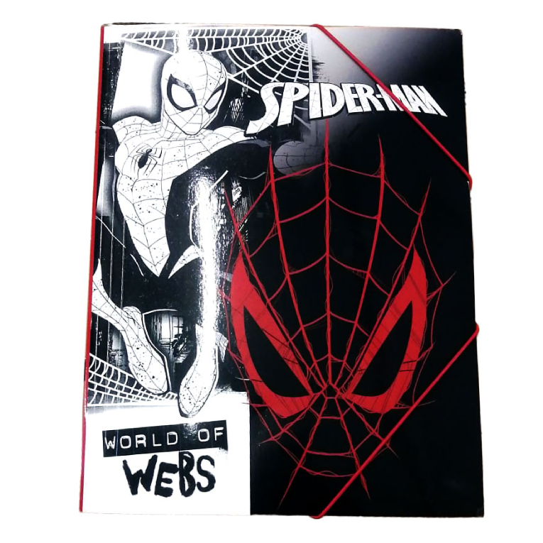 GIM -  ΝΤΟΣΙΕ ΛΑΣΤΙΧΟ ΓΙΑ A4 SPIDERMAN WORLD OF WEBS  25x35cm 337-08510
