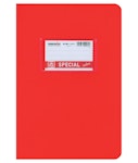 Μαθητικό Τετράδιο Καρφίτσα 50 φύλλων Ριγέ Β5 17Χ25  SPECIAL COLOR Typotrust Κόκκινο 4062
