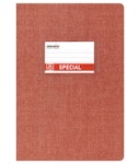 Μαθητικό Τετράδιο Καρφίτσα 50 φύλλων Ριγέ Β5 17Χ25  SPECIAL JEANS Typotrust Κόκκινο 4162