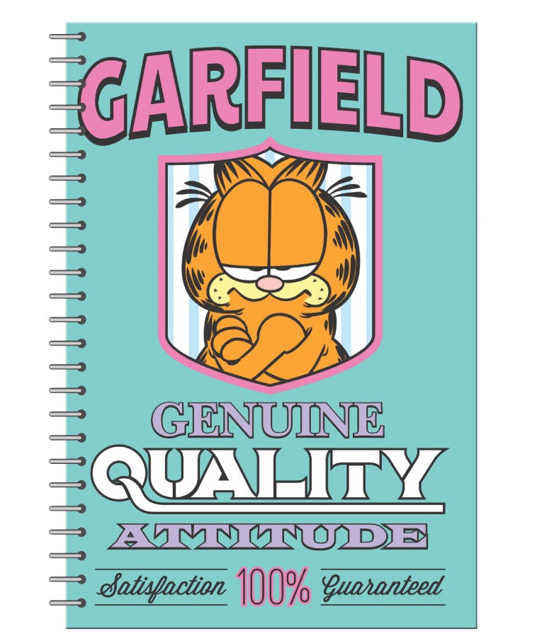40Φ  Τετράδιο Ριγέ Β5 Animation GARFIELD  Notebook  17x25    334-91400