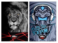 B5 Τετράδιο Καρφίτσα 17x25cm 40φύλλων  NO FEAR LASER LION - AVATAR  348-30400