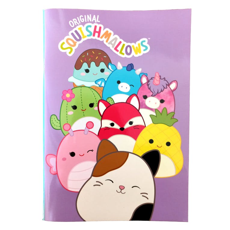 40Φ Notebook Τετράδιο Καρφίτσα ORIGINAL SQUISHMALLOWS  Ριγέ Β5 17x25cm   Gim 363-30400