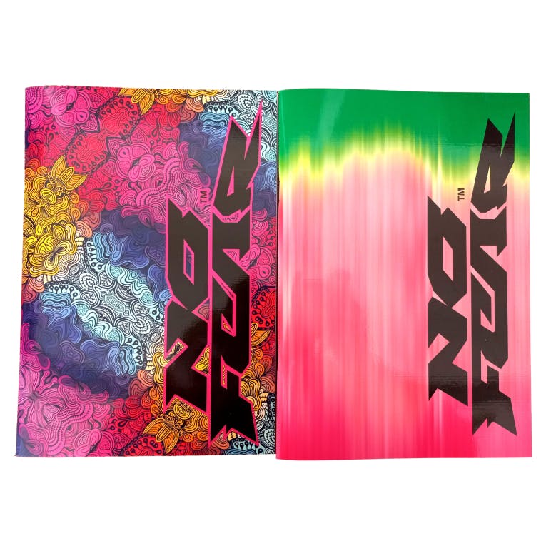 40Φ Notebook Τετράδιο Καρφίτσα NO FEAR OMBRE - GRADIENT   Ριγέ Β5 17x25cm   Gim 348-5400