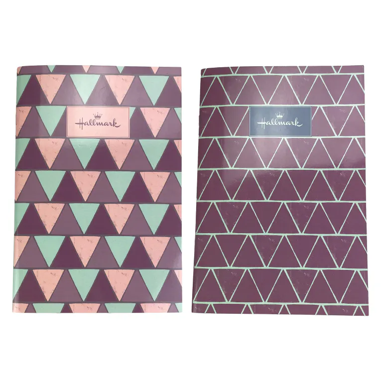 GIM - HALLMARK 40Φ Notebook Τετράδιο Καρφίτσα PATERN-MONOCHROME Ριγέ Β5 17x25cm 333-39400