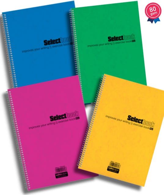 SALKO PAPER - Α4 Τετράδιο Σπιράλ Salko Paper Select Book 2 Θεμάτων Ριγέ 60 φύλλων 21x29 2617