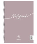 Α4 Τετράδιο Σπιράλ Salko Paper Notebook Nature 2 Θεμάτων Ριγέ 60 φύλλων 21x29 6387