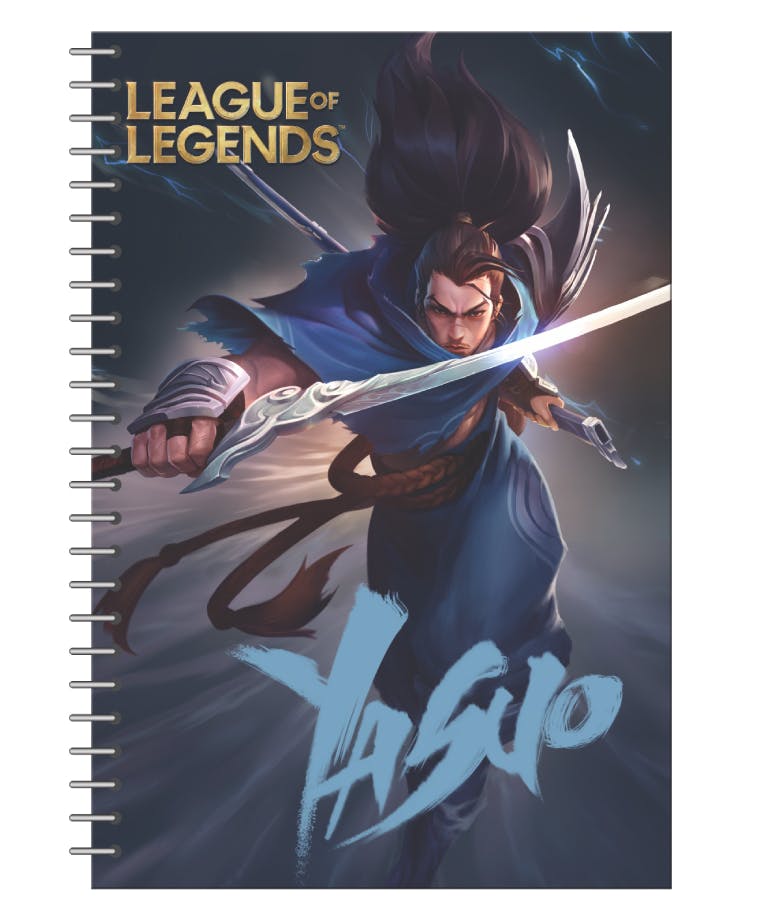 B5 Τετράδιο Σπιράλ 2 Θεμάτων 70 φύλλων 17x25 Ριγέ LEAGUE OF LEGENDS Riot Games με πλαστικό Σπιράλ 345-05402