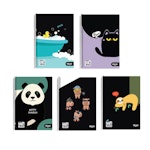 A4 Τετράδιο Σπιράλ 21x29 90 φύλλων 3 Θεμάτων Ριγέ JOLLY  N 9354 309691