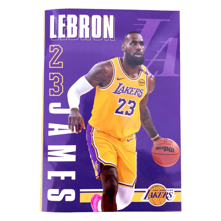 B5 Τετράδιο Καρφίτσα Lebron JAMES NBA 40 φύλλων Ριγέ 17x25 378-08400 