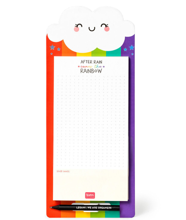 LEGAMI - Legami Don't Forget - Magnetic Notepad Rainbow Dotted  Μαγνητικό Pad Σημειώσεων Με Τελείες Rainbow με Μολύβι 60φ  11x28 MNP0077