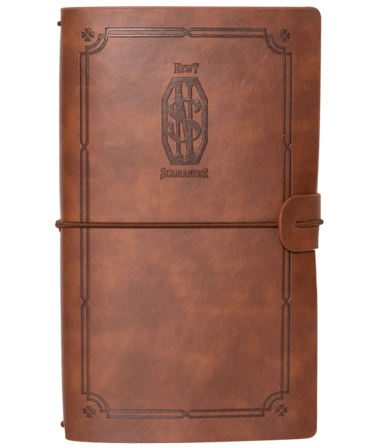 ERIK - Ταξιδιωτικό Τετράδιο με Δερματίνη FANTASTIC BEASTS 72pages ruled+72pages bullet+3card holders+1pocket bag 12x19.5cm CTBV006