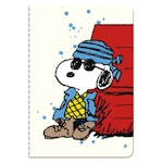 Σημειωματάριο Μικρό Τσέπης SNOOPY COLOURFULL  Μαλακό Ριγέ  9x13cm  Premium Paper Design  SPY-15-13