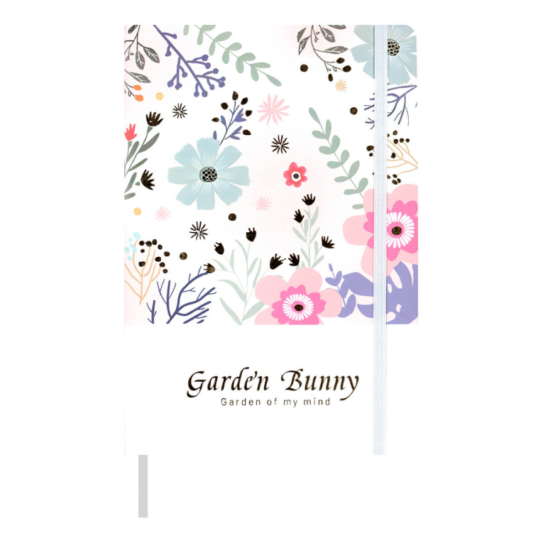 SALKO PAPER - A6 Σημειωματάριο FLOWERS 80σελ Σκληρόδετο σε Διάφορα Σχέδια  9x14cm  4046