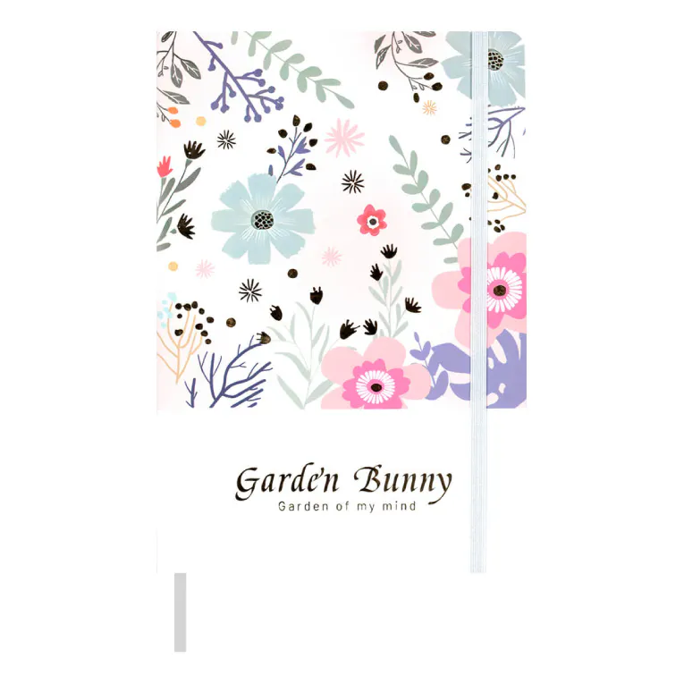 SALKO PAPER - A6 Σημειωματάριο FLOWERS 80σελ Σκληρόδετο σε Διάφορα Σχέδια 9x14cm 4046