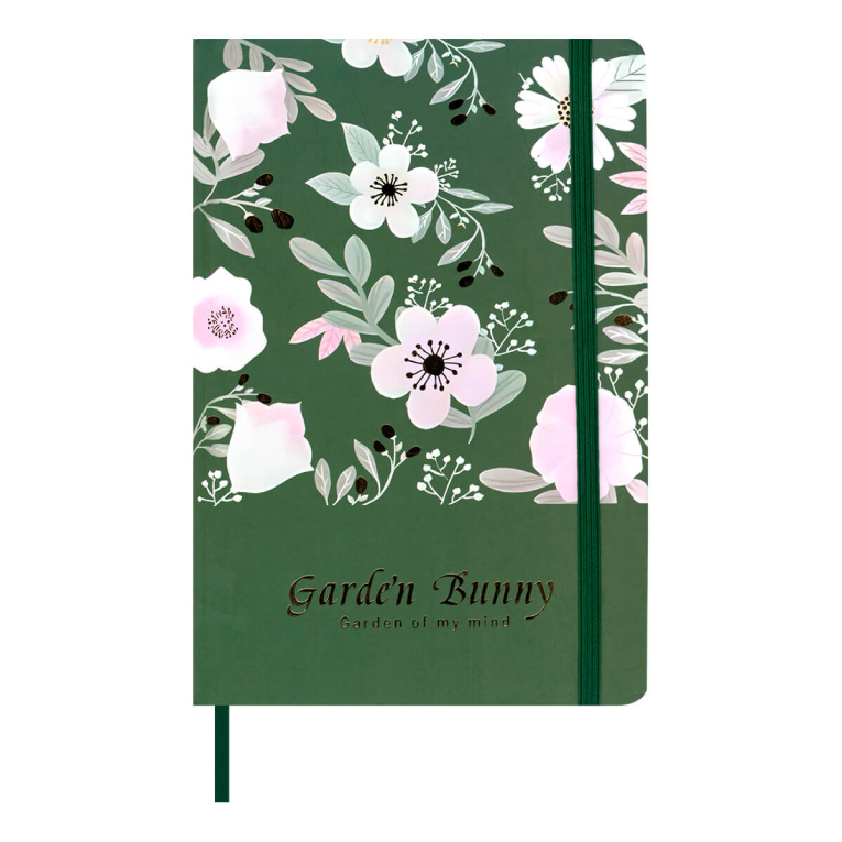 SALKO PAPER - A6 Σημειωματάριο FLOWERS 80σελ Σκληρόδετο σε Διάφορα Σχέδια  9x14cm  4046