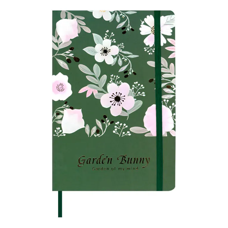SALKO PAPER - A6 Σημειωματάριο FLOWERS 80σελ Σκληρόδετο σε Διάφορα Σχέδια 9x14cm 4046