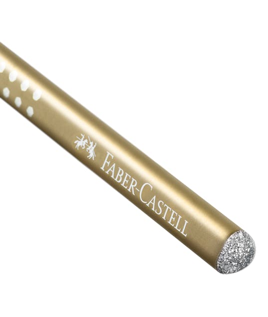FABER CASTELL - Faber-Castell Sparkle Μολύβι B Περλέ Χρυσό 118214