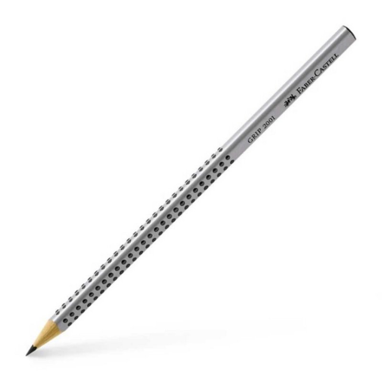 FABER CASTELL - Β   ΓΚΡΙ ΜΟΛΥΒΙ GRIP 2001
