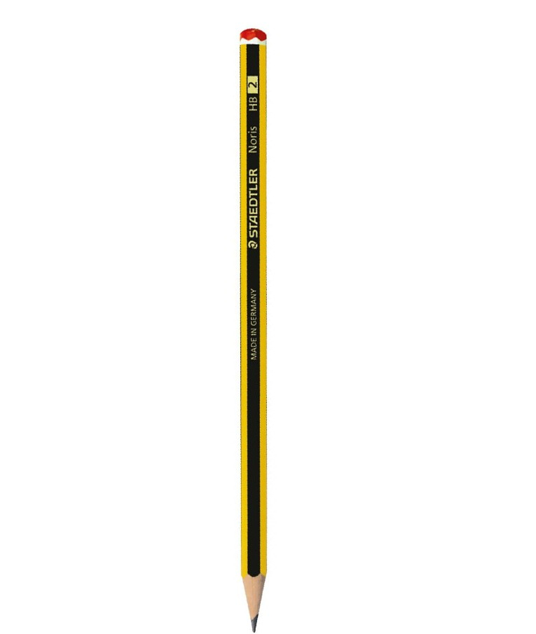STAEDTLER - ΗΒ Σχολικό Μολύβι  NORIS 120  Κίτρινο με Μαύρη Ρίγα τεμάχιο 1