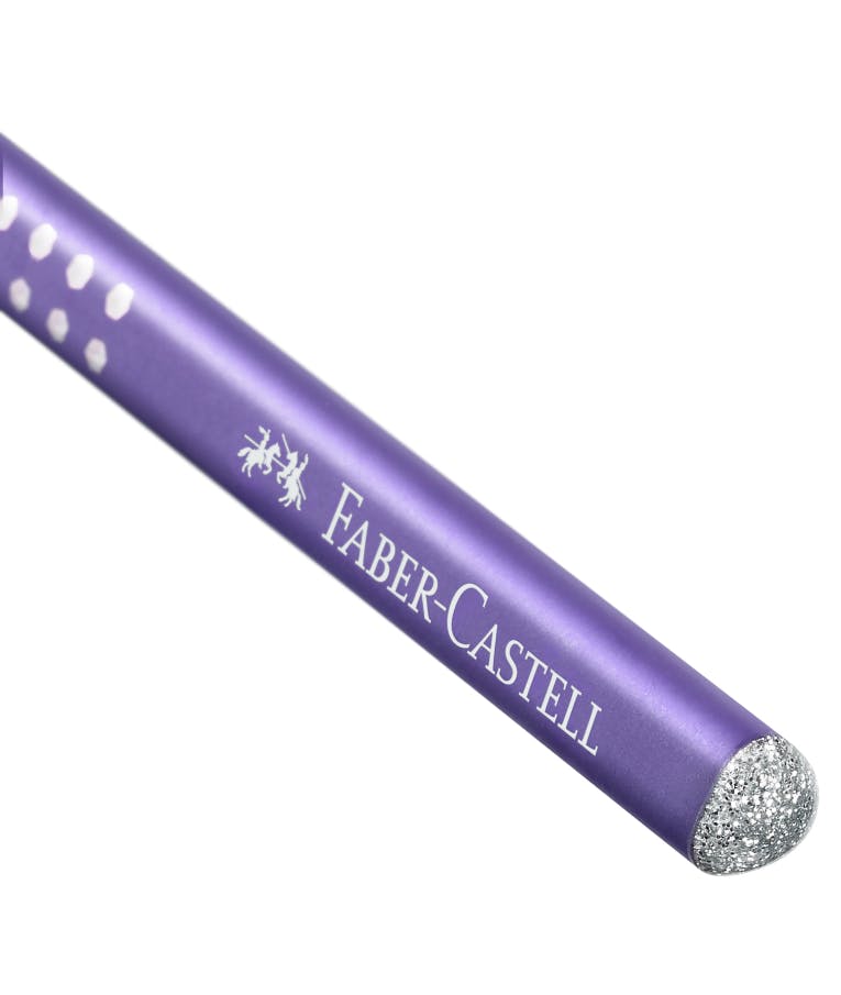 Faber-Castell Grip Sparkle Pearl Μολύβι II Λιλά 118204