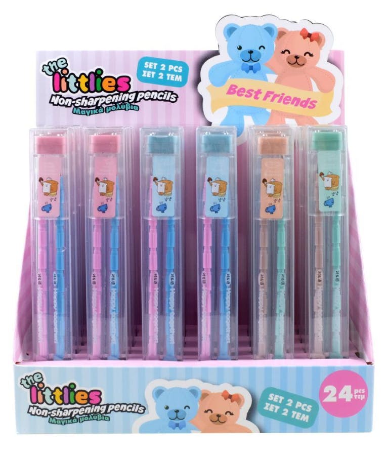 The Littles Μαγικά Μολύβια Σετ 2τμχ Best Friends - Non Sharpening Pencils  Set of 2pcs  Διάφορα Χρώματα  646807