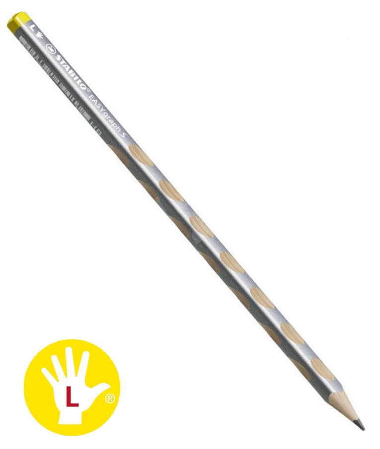 Easygraph Μολύβι Λεπτό HB 2.2 mm Για Αριστερόχειρες 325/09 Μεταλικό Ασημί