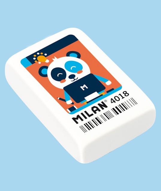 MILAN - Milan Γόμα Λευκή με Σχέδια Ζωάκια 4018 CMM4018