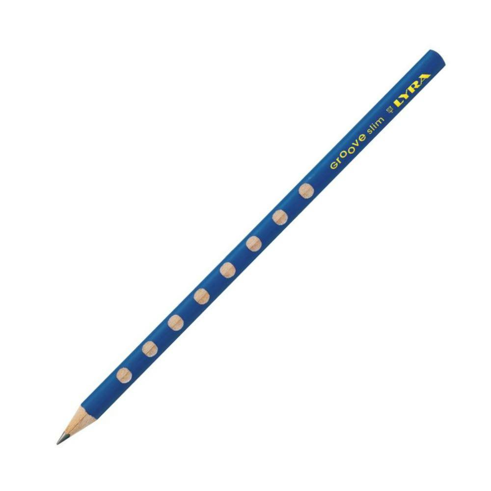  Μολύβι Lyra Groove Slim Graphite Natural Μολύβι Μπλε με εγκοπές 1760100