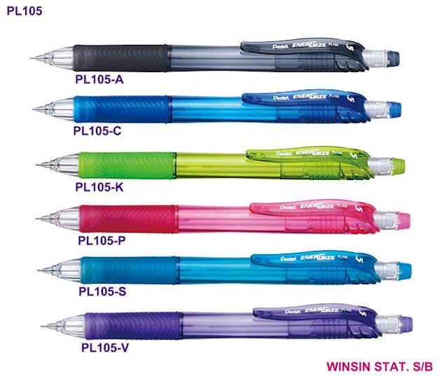 PENTEL - Pentel Μηχανικό Μολύβι ENERGIZE Automatic Pencil 0,5mm Ροζ PL105-P
