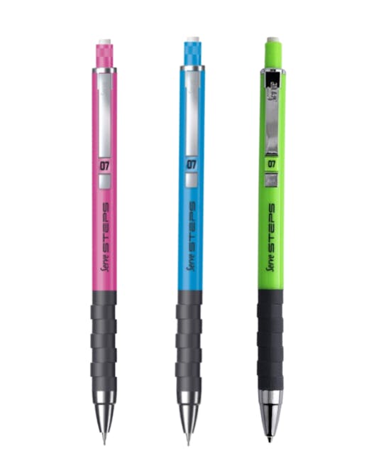SERVE - Serve Μηχανικό Μολύβι  STEPS FLUO Mechanical Pensil 0.7mm  Διάφορα Μεταλλικά Χρώματα  0.93.081
