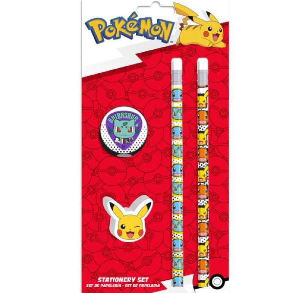 Graffiti Blister POKEMON (Σετ 2 μολύβια, γόμα, ξύστρα) 09487