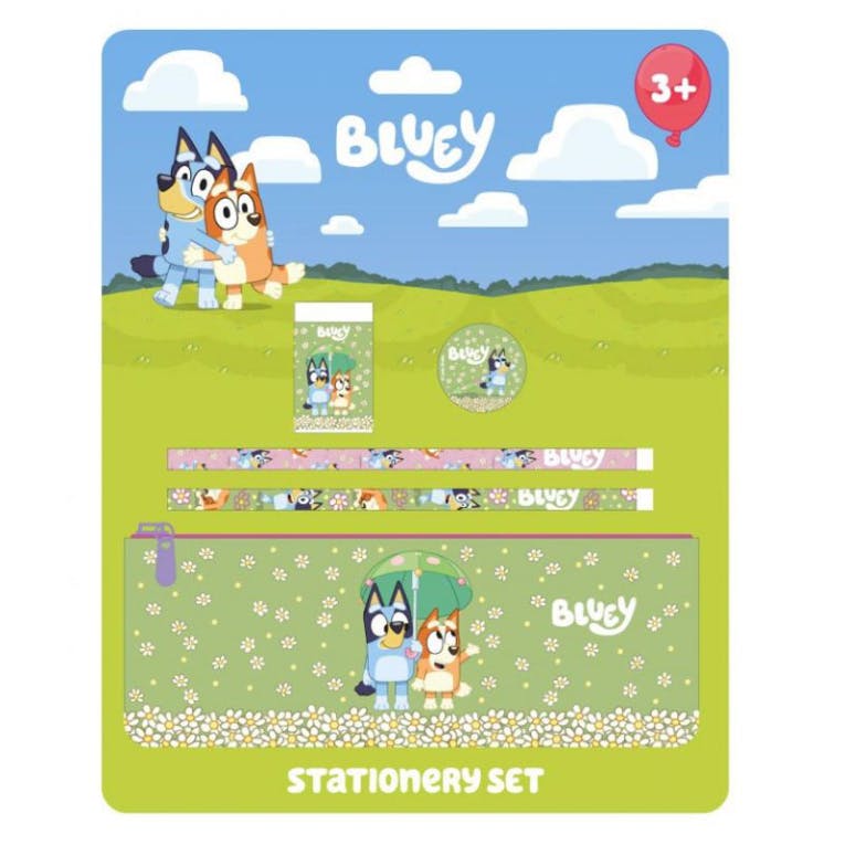 Graffiti Σετ Δώρου σε Blister BLUEY ( 2 Μολύβια, Γόμα, Ξύστρα και Κασετίνα )  240161
