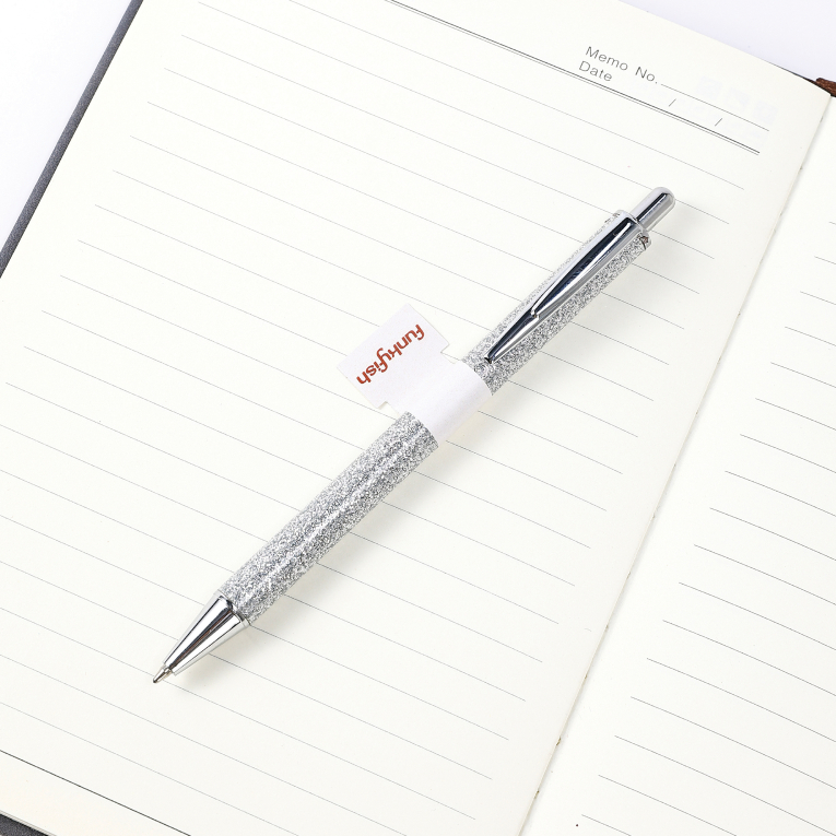 FunkyFish Pen Silver Strass Cherry Blossom Στυλό με Ασημί στρας 300-30166 Gim