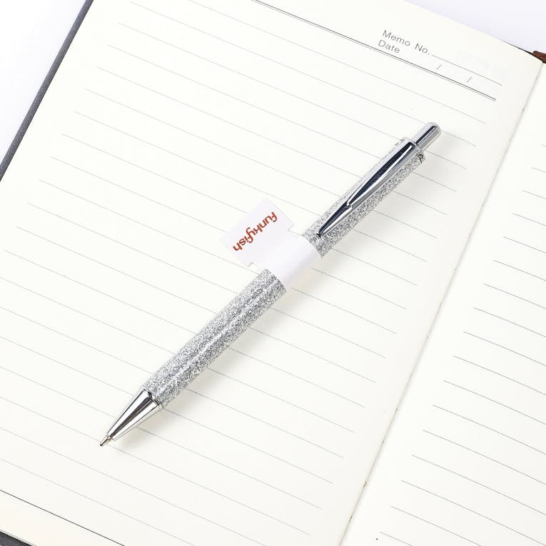 FunkyFish Pen Silver Strass Cherry Blossom Στυλό με Ασημί στρας 300-30166 Gim
