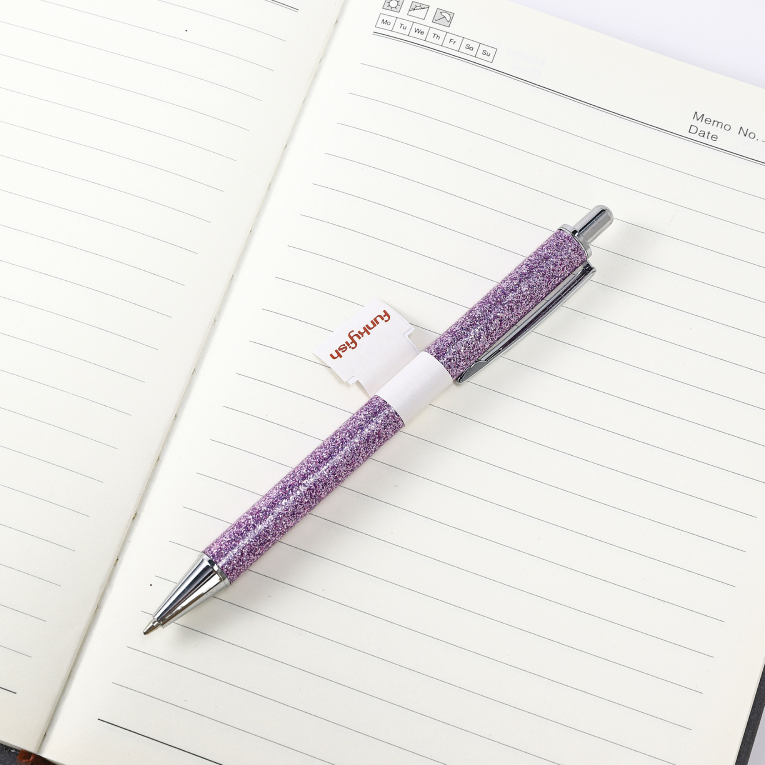 FunkyFish Pen Purple Strass Cherry Blossom Στυλό με Μωβ στρας 300-30164 Gim