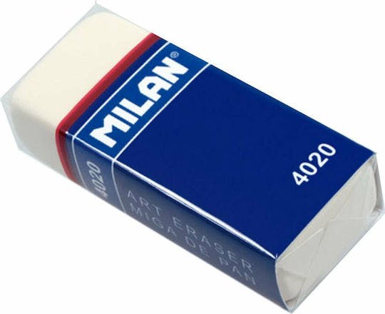 Milan Γόμα Λευκή Συνθετική Μαλακή  1012 CMM4020