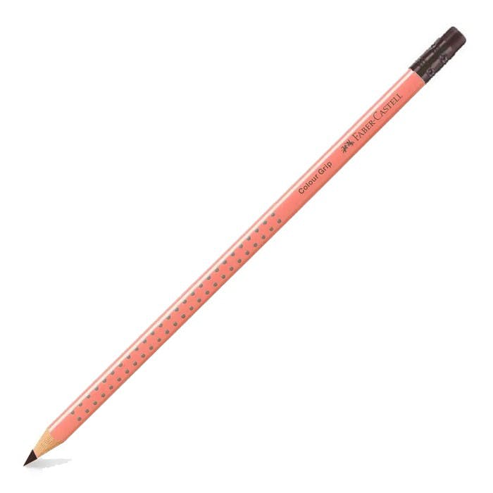 Faber Castell Μολύβι με Γόμα GRIP 2001 ΗΒ  Χρώμα Σωμον KORAL 100-180-445