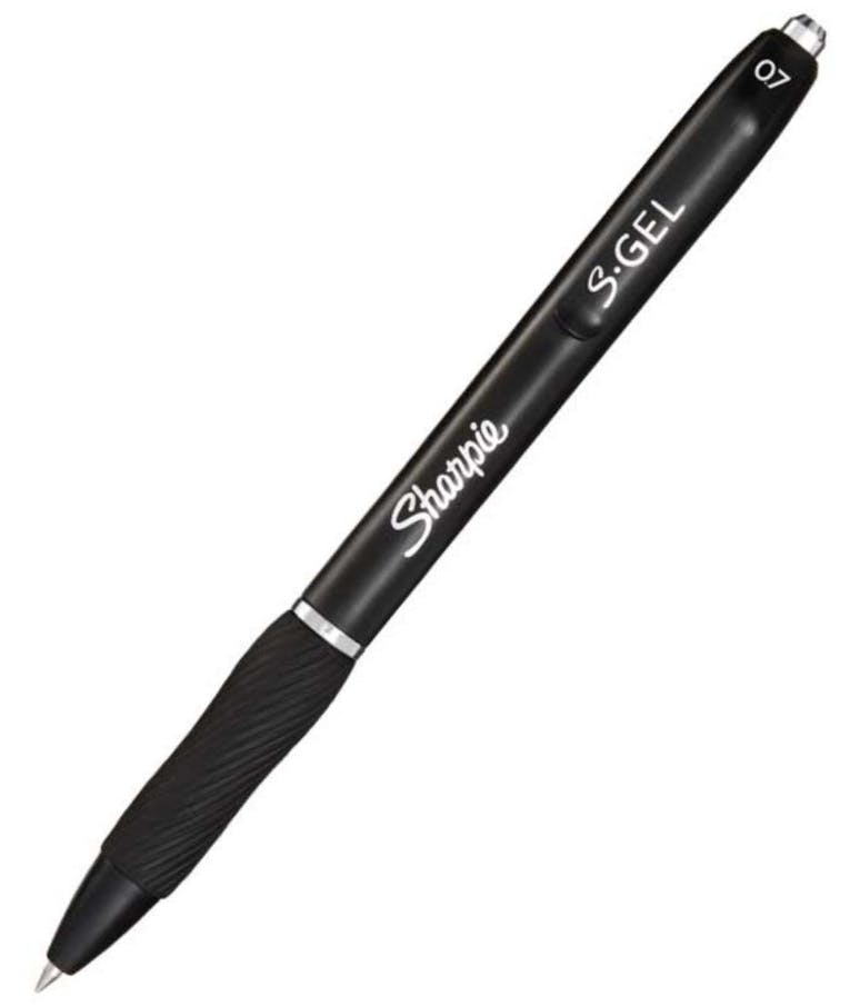 Sharpie Στυλό Gel με Κουμπί 0.7mm με Μαύρο Mελάνι  2136595